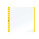Buste forate con banda colorata - Linear - buccia - 21 x 29,7 cm - giallo - Favorit - conf. 10 pezzi