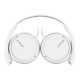 Sony MDR-ZX110AP - Cuffie con microfono - dimensione completa - cablato - jack 3,5 mm - bianco