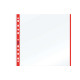 Buste forate con banda colorata - Linear - buccia - 21 x 29,7 cm - rosso - Favorit - conf. 10 pezzi