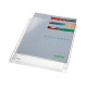 Buste forate con soffietto - 22 x 30 cm - PVC - trasparente - Leitz - conf. 10 pezzi