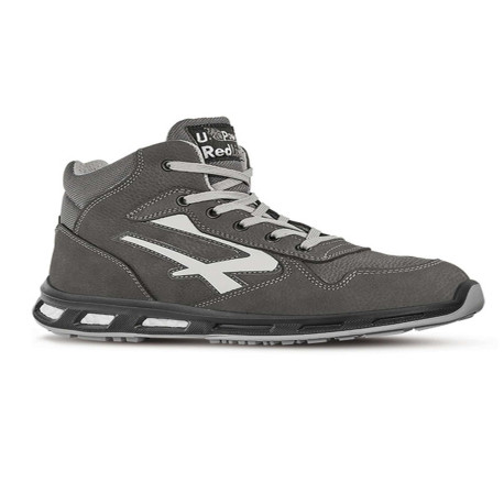 Calzatura di sicurezza Infinity S3 - pelle nabuk naturale - taglia 46 - grigio - U-Power