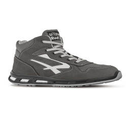 Calzatura di sicurezza Infinity S3 - pelle nabuk naturale - taglia 48 - grigio - U-Power