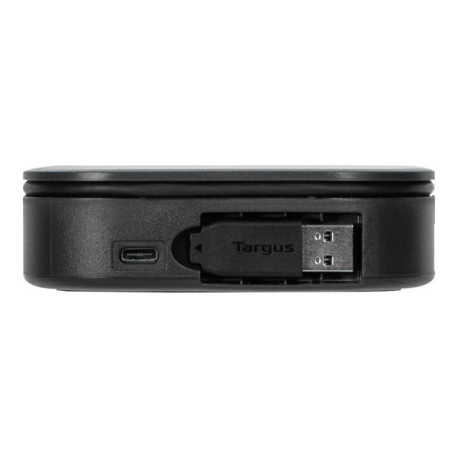 Targus USB-C Universal Dual HD Docking Station with 80W PD Pass-Thru - Docking station - USB-C 3.2 Gen 2 - 2 x HDMI - 1GbE - Co