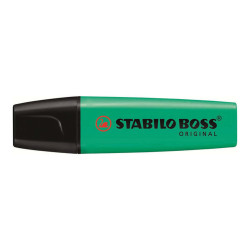 STABILO BOSS ORIGINAL - Evidenziatore - turchese fluorescente - inchiostro base acqua - 2-5 mm