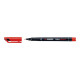 STABILO OHPen universal - Penna a punta sottile - permanente - per lucidi - rosso - 0.4 mm - superfine