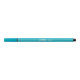 STABILO Pen 68 - Penna punta in fibra - blu chiaro - inchiostro base acqua - 1 mm - medio