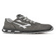 Calzatura di sicurezza Kick S3 - pelle nabuk naturale - taglia 45 - grigio - U-Power