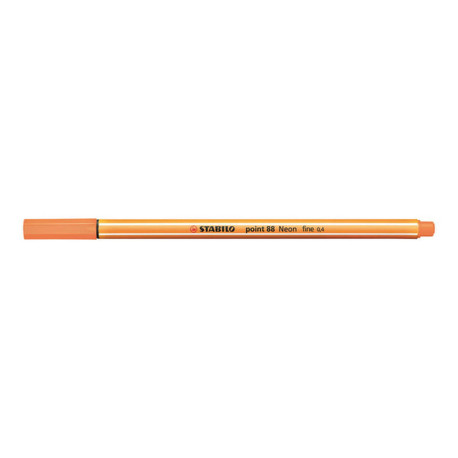 STABILO point 88 - Penna a punta sottile - arancione neon - 0.4 mm - fine