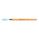 STABILO point 88 - Penna a punta sottile - blu ghiaccio - 0.4 mm - fine
