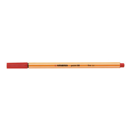STABILO point 88 - Penna a punta sottile - rosso - 0.4 mm - fine