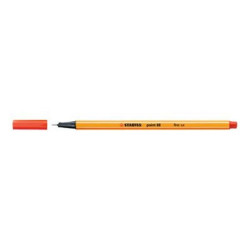 STABILO point 88 - Penna a punta sottile - rosso chiaro - 0.4 mm - fine