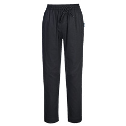 Pantaloni cuoco MeshAir Pro - taglia XXL - nero - Portwest