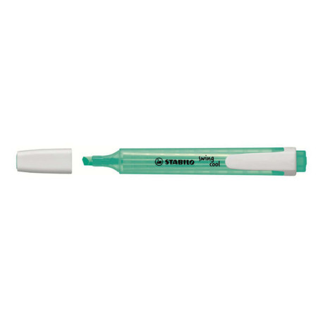 STABILO swing cool - Evidenziatore - turchese fluorescente - inchiostro base acqua - 1-4 mm