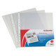Buste forate CopySafe - DeLuxe - liscio - 22 x 30 cm - trasparente - Esselte - conf. 50 pezzi