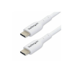 StarTech.com 3.3ft (1m) USB-C Charging Cable, Charge & Sync, 60W (3A) PD, USB 2.0 Laptop Charger Cable - White USB C Charging C