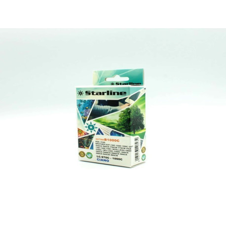 Starline - Cartuccia ink - per Brother - Ciano - LC1000C - 20ml