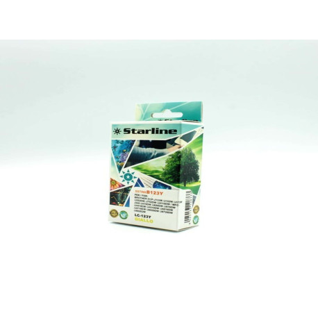 Starline - Cartuccia ink - per Brother - Giallo - LC123Y  - 10ml