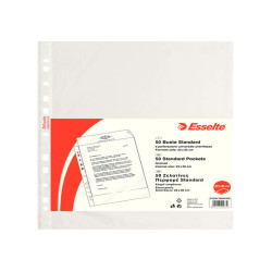 Buste forate CopySafe - Standard - buccia - 22 x 30 cm - trasparente - Esselte - conf. 50 pezzi