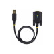 StarTech.com 6.6ft (2m) USB to Serial Adapter Cable, COM Retention, RS232 - Cavo USB / seriale - USB (M) a DB-9 (M) avvitabile 