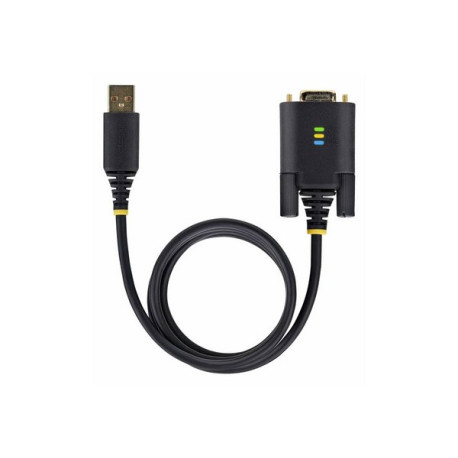 StarTech.com 6.6ft/2m USB to Null Modem Serial Adapter Cable, FTDI, RS232 - Cavo USB / seriale - USB (M) a DB-9 (M) - 2 m - ner