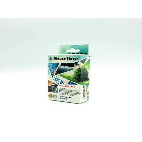 Starline - Cartuccia ink - per Canon - Ciano - CLI-551BK C - 9,8ml