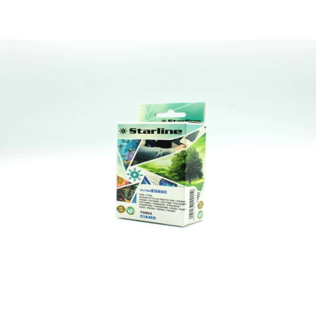 Starline - Cartuccia ink - per Epson - Ciano - C13T08024011 - T0802 - 11,4ml