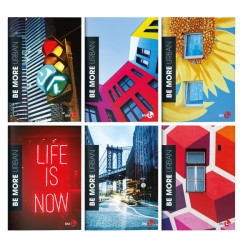 Maxiquaderno Be More Urban - A4 - 4mm - 36+2 fogli - 100 gr - BM