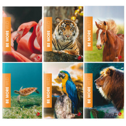 Maxiquaderno Be More Wild - A4 - 1 rigo c/margine - 36+2 fogli - 100gr - BM