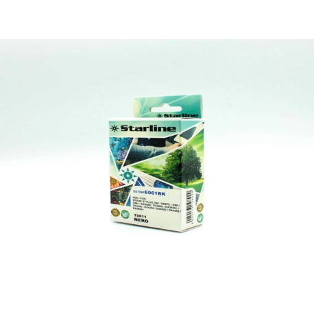 Starline - Cartuccia ink - per Epson - Nero - C13T06114010 - T0611 - 17ml