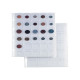 Buste forate Ercole - PVC liscio - 21 x 29,7 cm - porta monete - 30 tasche - Sei Rota - conf. 10 pezzi