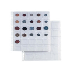 Buste forate Ercole - PVC liscio - 21 x 29,7 cm - porta monete - 30 tasche - Sei Rota - conf. 10 pezzi