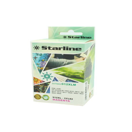 Starline - Cartuccia Ink Compatibile per HP 912 XL - Magenta - 58ml