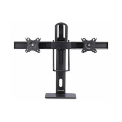 StarTech.com Crossbar Dual Monitor Desk Stand, Double 27inch Screens/VESA - Supporto - per 2 monitor - plastica, Alluminio, acc