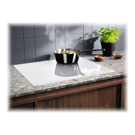 Electrolux Serie 300 LIL61443BW - Piano cottura a induzione - 4 piastre - Nicchia - larghezza: 56 cm - prof. 49 cm - bianco