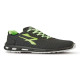 Calzatura di sicurezza Strong S3 - pelle idrorepellente - numero 39 - grigio/verde scuro - U-Power