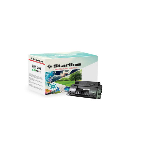 Starline - Toner Ricostruito - per HP 90X - Nero - CE390X - 24.000 pag