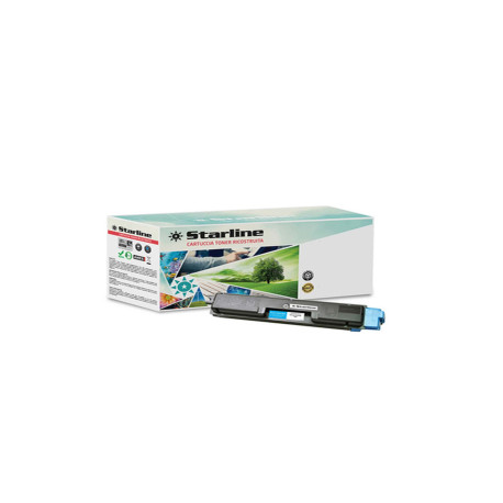 Starline - Toner Ricostruito - per Kyocera - Ciano - TK-580C - 2.800 pag