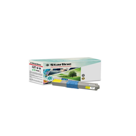 Starline - Toner Ricostruito - per Oki - Giallo - 44973533 - 1.500 pag