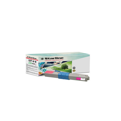 Starline - Toner Ricostruito - per Oki - Magenta - 44469705 - 2.000 pag