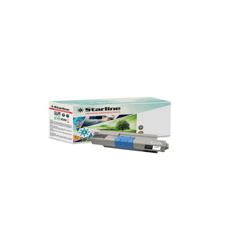 Starline - Toner Ricostruito - per Oki - Nero - 44469803 - 3.500 pag