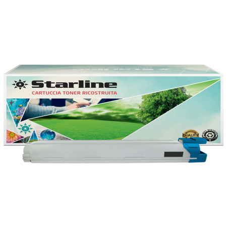 Starline - Toner Ricostruito - per Samsung CLX-9201 Series - Ciano - CLT-C809S/ELS - 15.000 pag