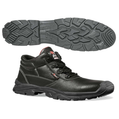 Calzatura di sicurezza Texas UK S3 SRC Rock&roll - pelle grana mina idrorepellente - numero 38 - nero - U-Power