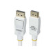 StarTech.com 10ft White VESA Certified DisplayPort 1.2 Cable with Latches - Cavo DisplayPort - DisplayPort (M) serrato a Displa