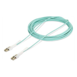 StarTech.com 10m (30ft) LC to LC (UPC) OM4 Multimode Fiber Optic Cable w/Push Pull Tabs, 50/125µm, 100G Networks, Bend Insensit