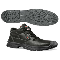 Calzatura di sicurezza Texas UK S3 SRC Rock&roll - pelle grana mina idrorepellente - numero 46 - nero - U-Power