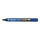 Pilot 400 - Marcatore - permanente - blu - inchiostro a base olio - 4 mm - larga (pacchetto di 20)