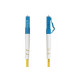 StarTech.com 1m (3.3ft) LC to LC (UPC) OS2 Single Mode Simplex Fiber Optic Cable, 9/125µm, Laser Optimized, 40G/100G, Bend Inse