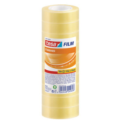 Nastro adesivo Tesafilm - 15 mm x 33 m - PP - trasparente - Tesa - torre 10 pezzi