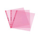 Buste forate Favorit Art - Superior - liscio - 22 x 30 cm - rosa - Favorit - conf. 25 pezzi