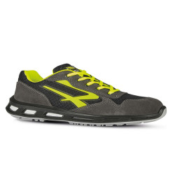 Calzatura di sicurezza Yellow S1P SRC - nylon/pelle scamosciata - grigio/giallo - taglia 36 - U-Power